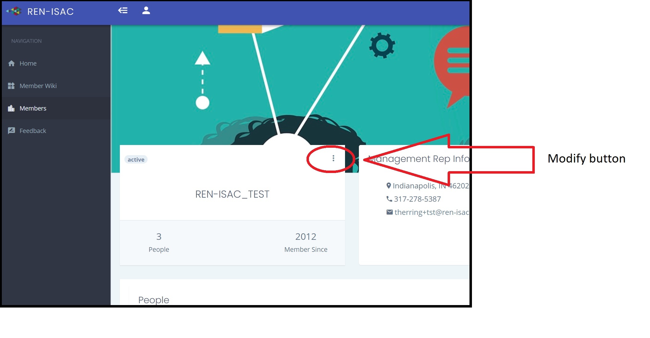 modify button